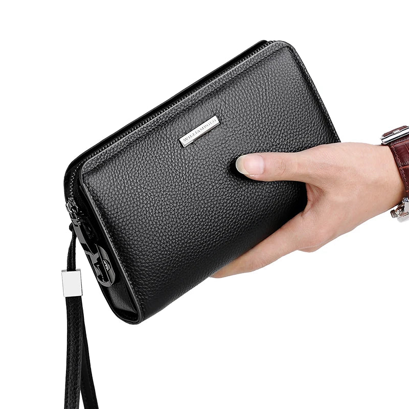 Lock Leather Wallet