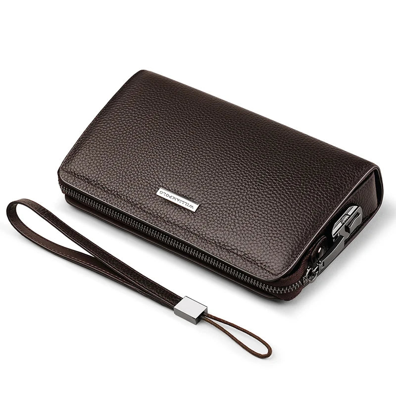 Lock Leather Wallet