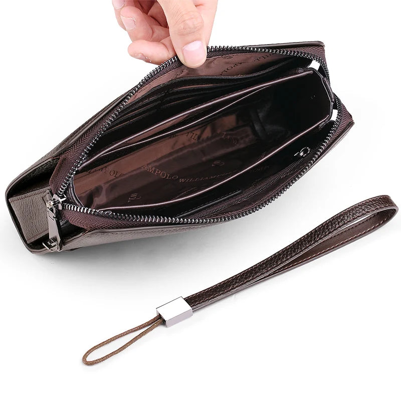 Lock Leather Wallet