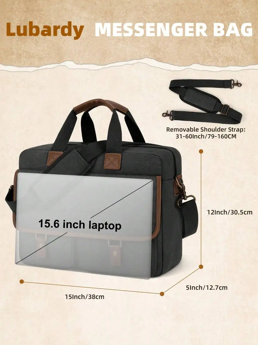 Canvas Laptop Messenger Bag