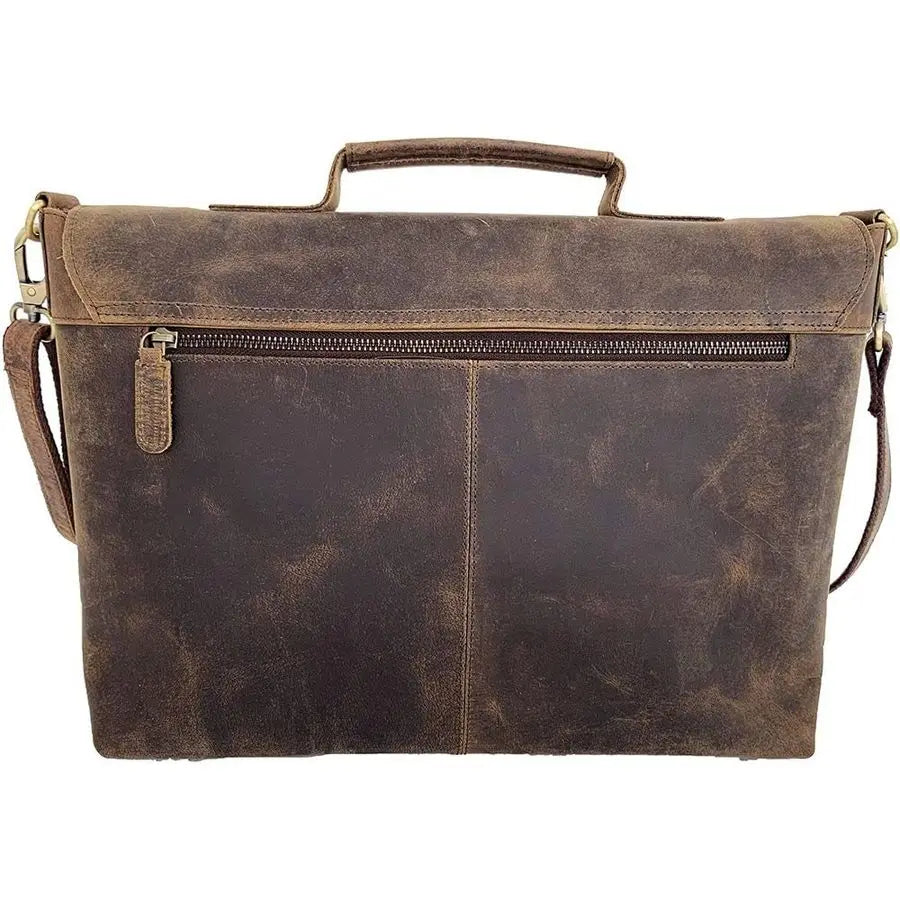 Leather Office Messenger Bag