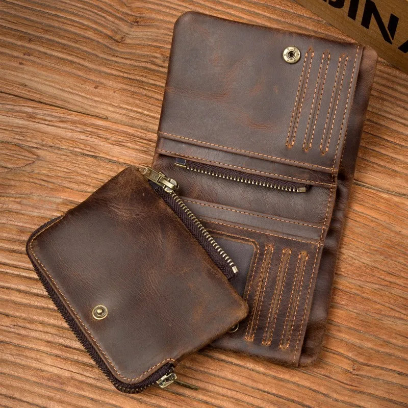 Crazy Horse Leather Wallet