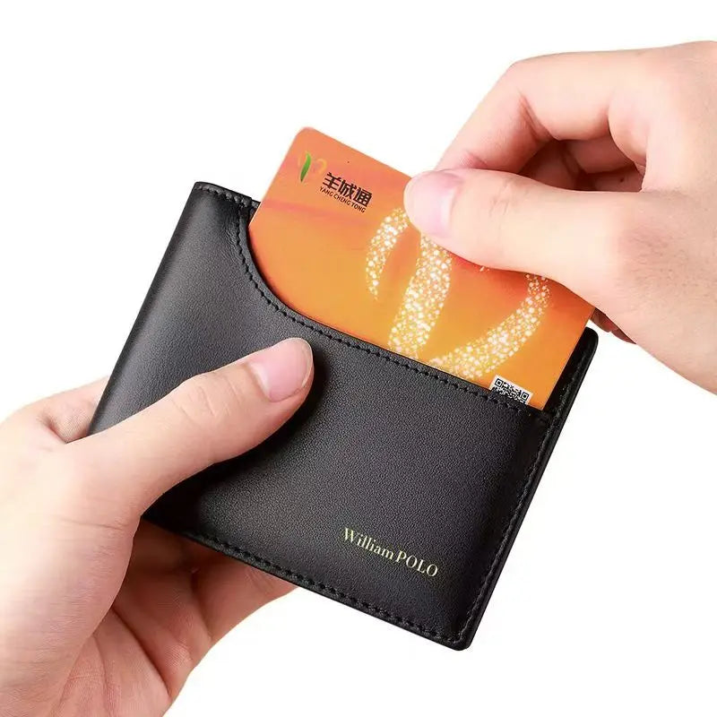 Slim Leather Card Wallet