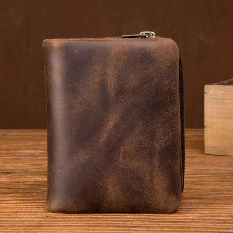 Crazy Horse Leather Wallet