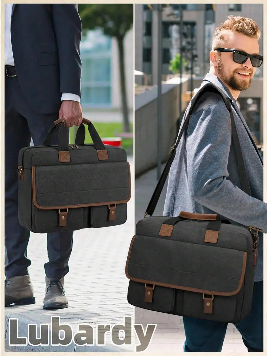 Canvas Laptop Messenger Bag