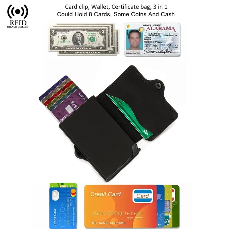 RFID Leather Card Holder