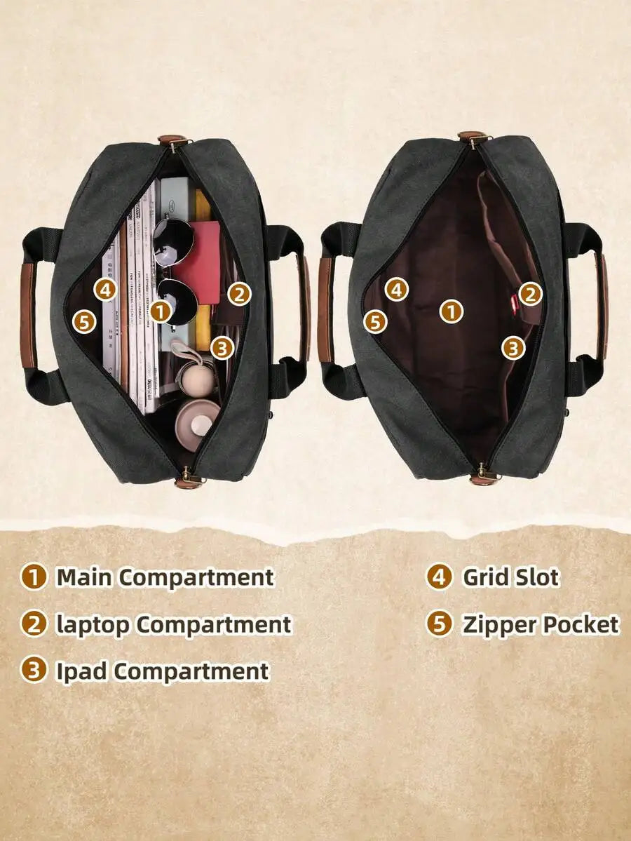 Canvas Laptop Messenger Bag