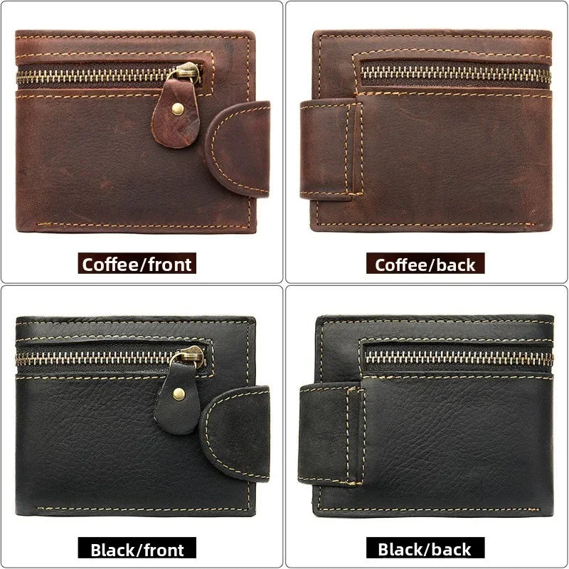 Retro Cowhide Wallet