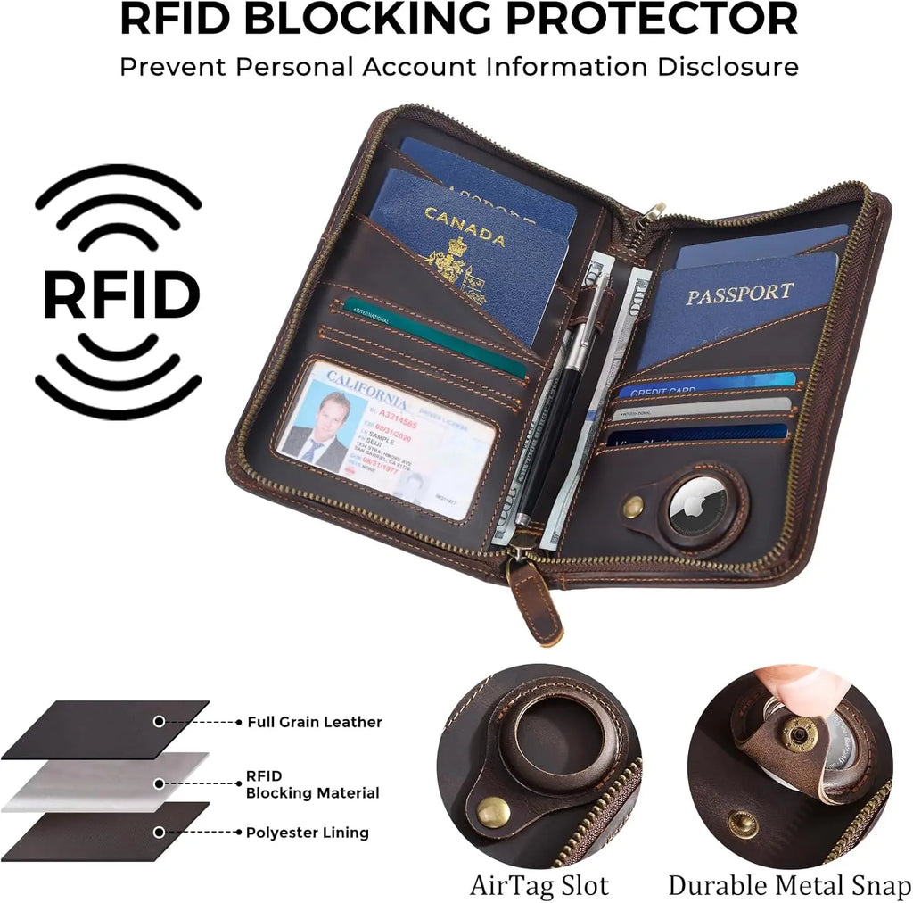 Leather Passport Holder