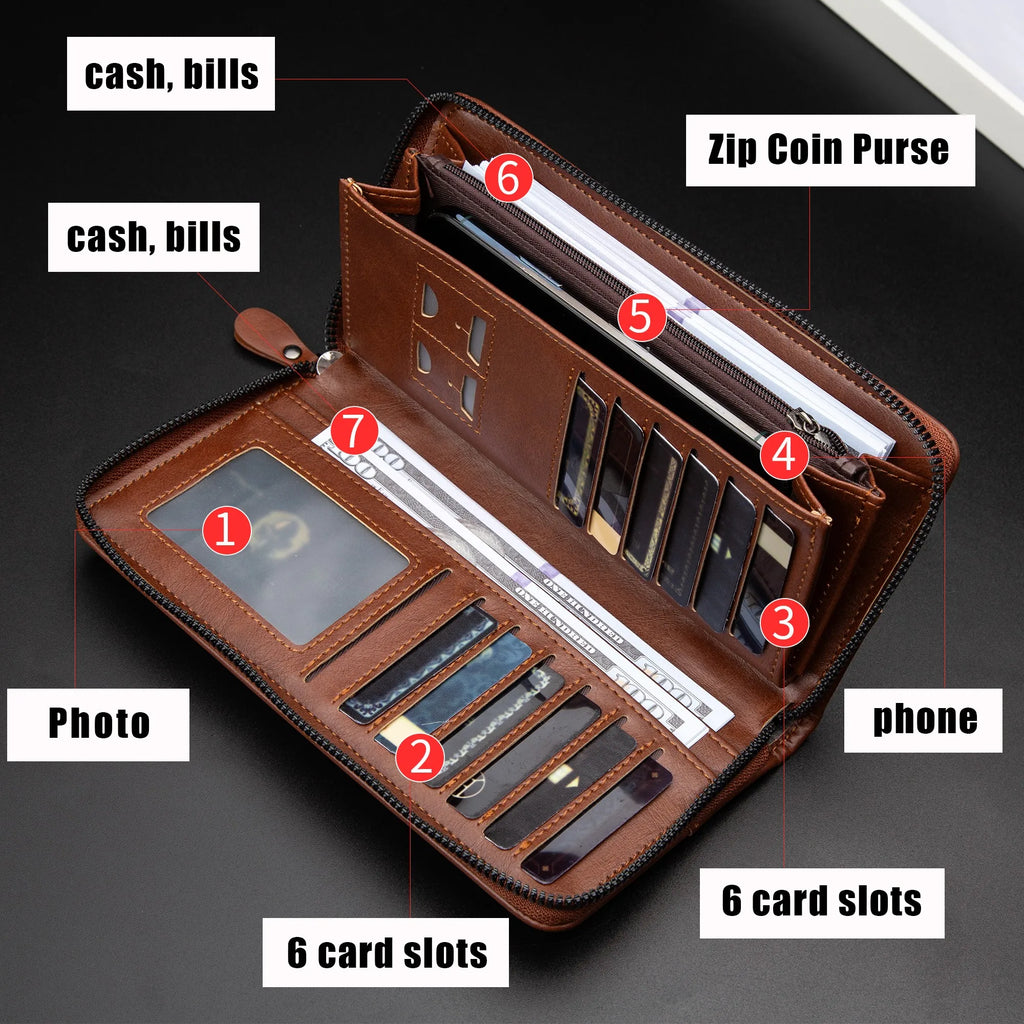 Long Zipper Wallet