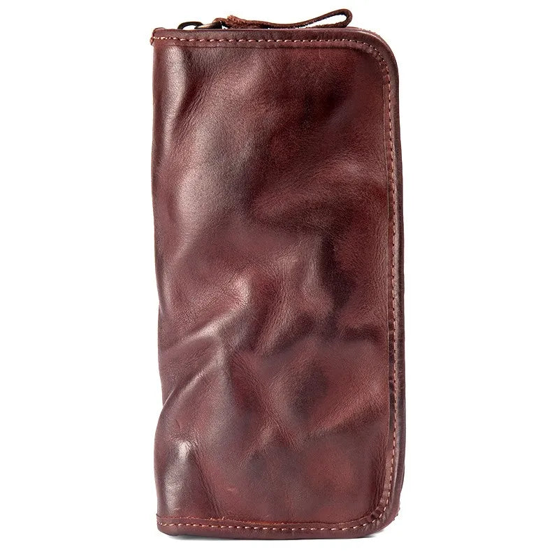 Handpainted Leather Wallet