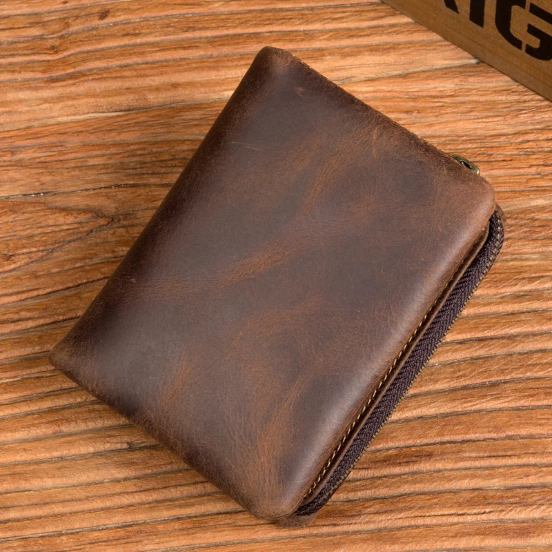 Crazy Horse Leather Wallet