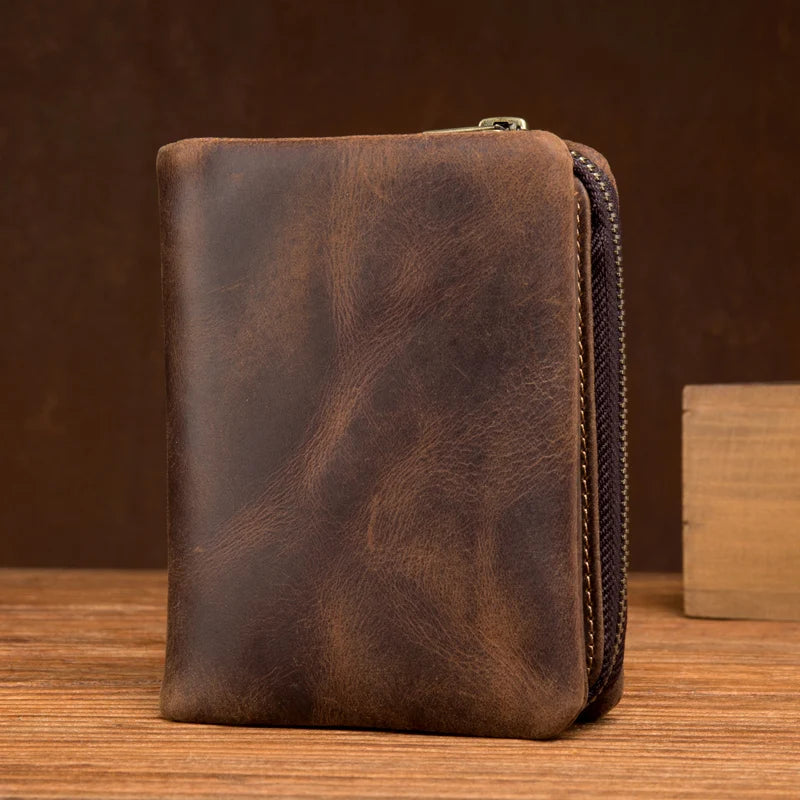 Crazy Horse Leather Wallet