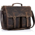 Leather Office Messenger Bag