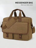 Canvas Laptop Messenger Bag